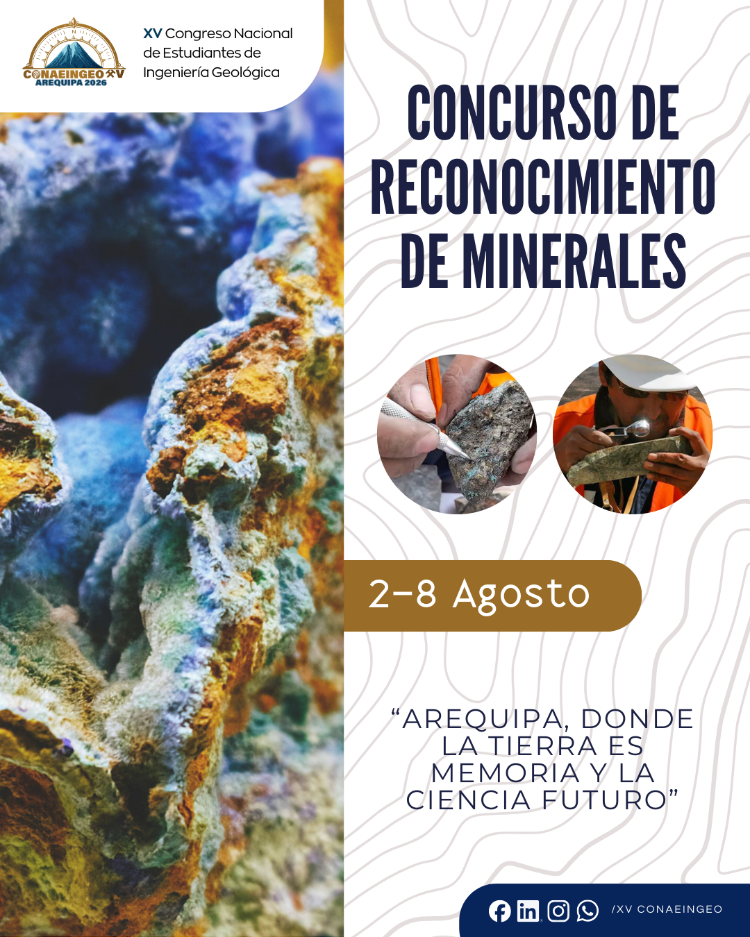 Flyer Reconocimiento De Minerales