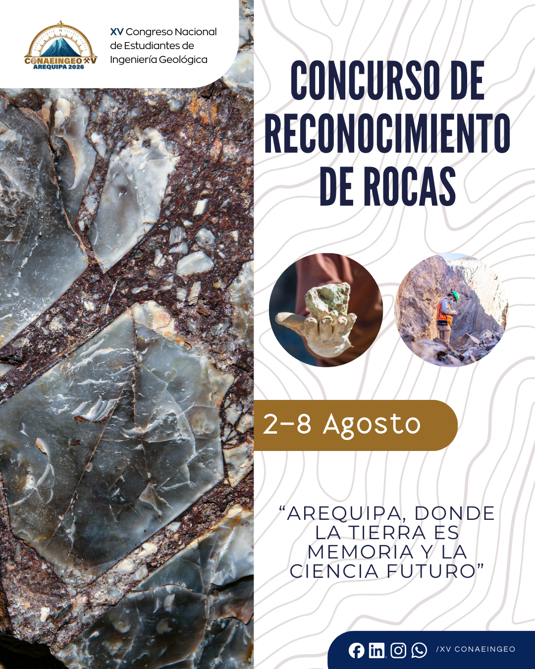 Flyer Reconocimiento De Rocas